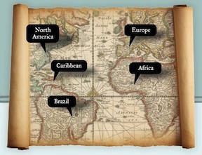 Transatlantic Slave Map