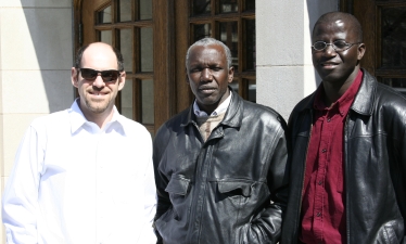 Peter Alegi, with social historian Ibrahima Thiuob, and guest co-host Ibra Sene