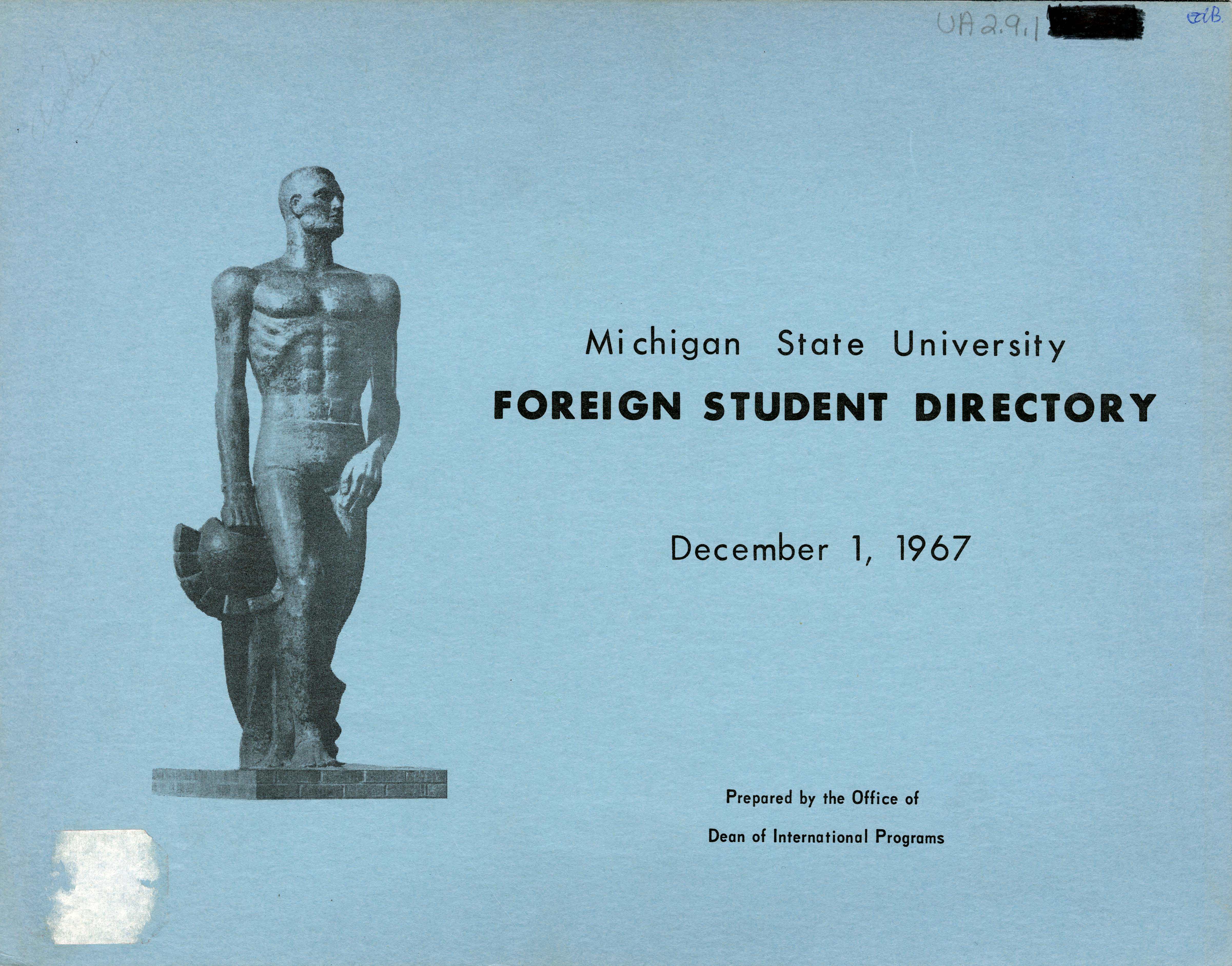 1967 International Student Directory