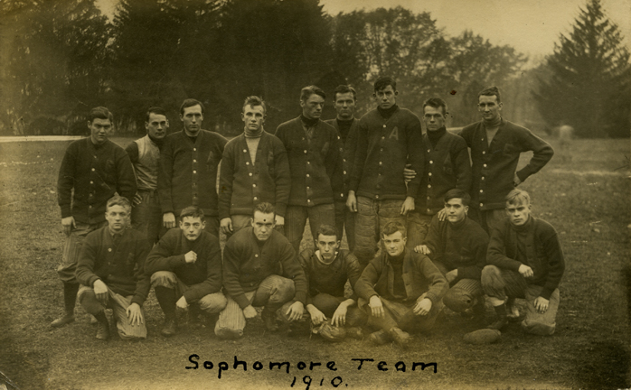 M.A.C. sophomore football team, 1910