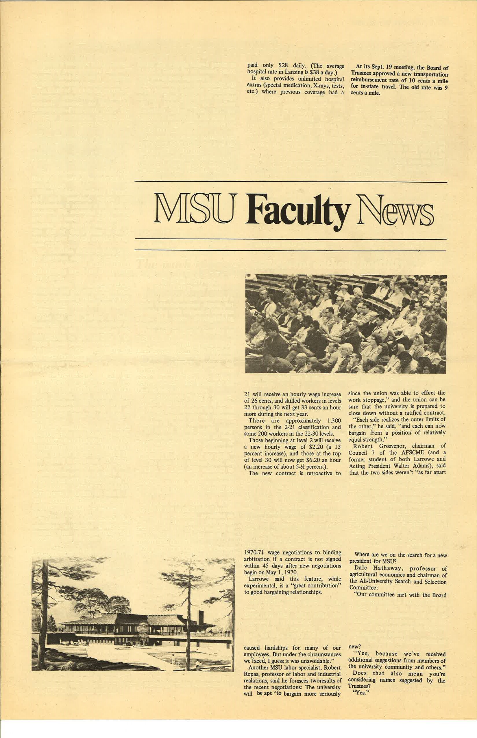 MSU News Bulletin, Vol. 1 No. 1, September 30, 1969