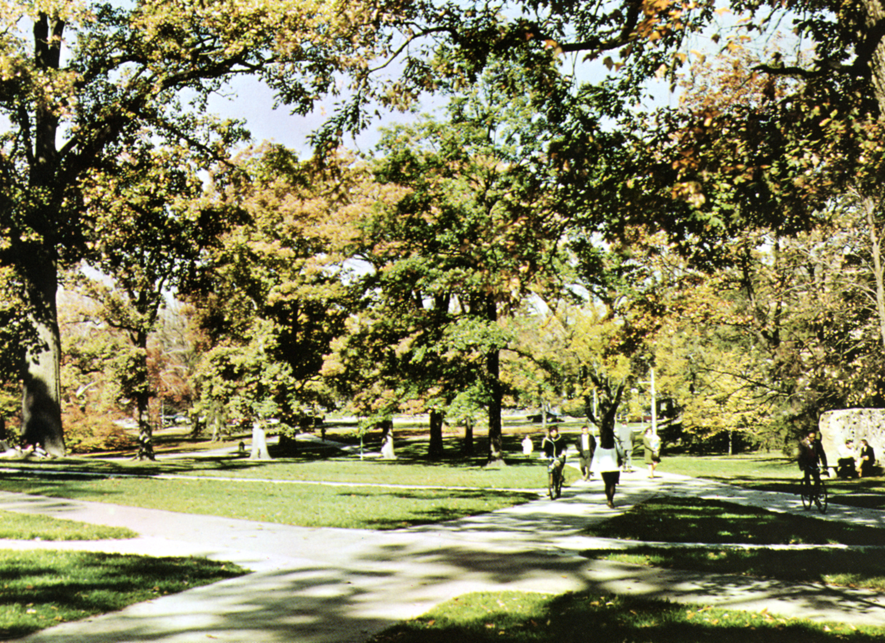 Wide Shot of the Rock and West Circle, ca. 1967