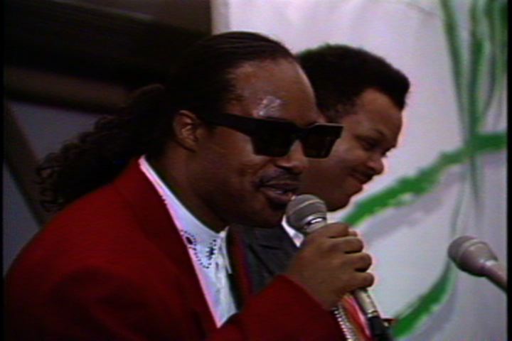 Stevie Wonder Talks with People with Disabilities (part 1 of 3), 1989