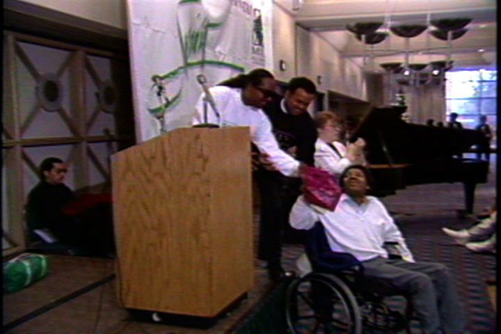 Stevie Wonder Talks with People with Disabilities (part 3 of 3), 1989