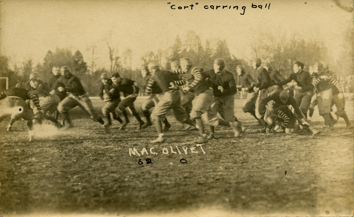 M.A.C. vs. Olivet football game, ca. 1910