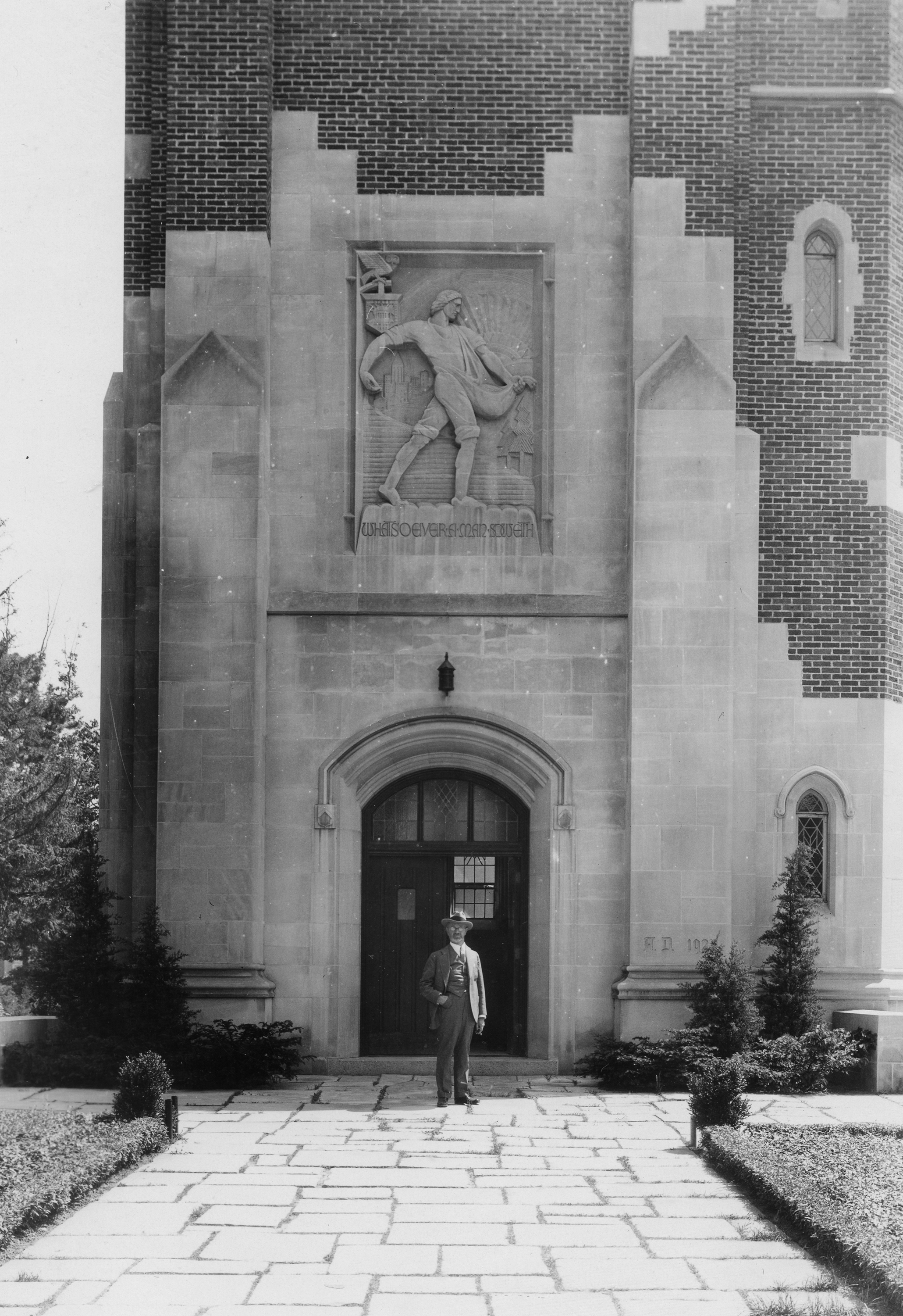 John Donaldson and Beaumont Tower, 1932