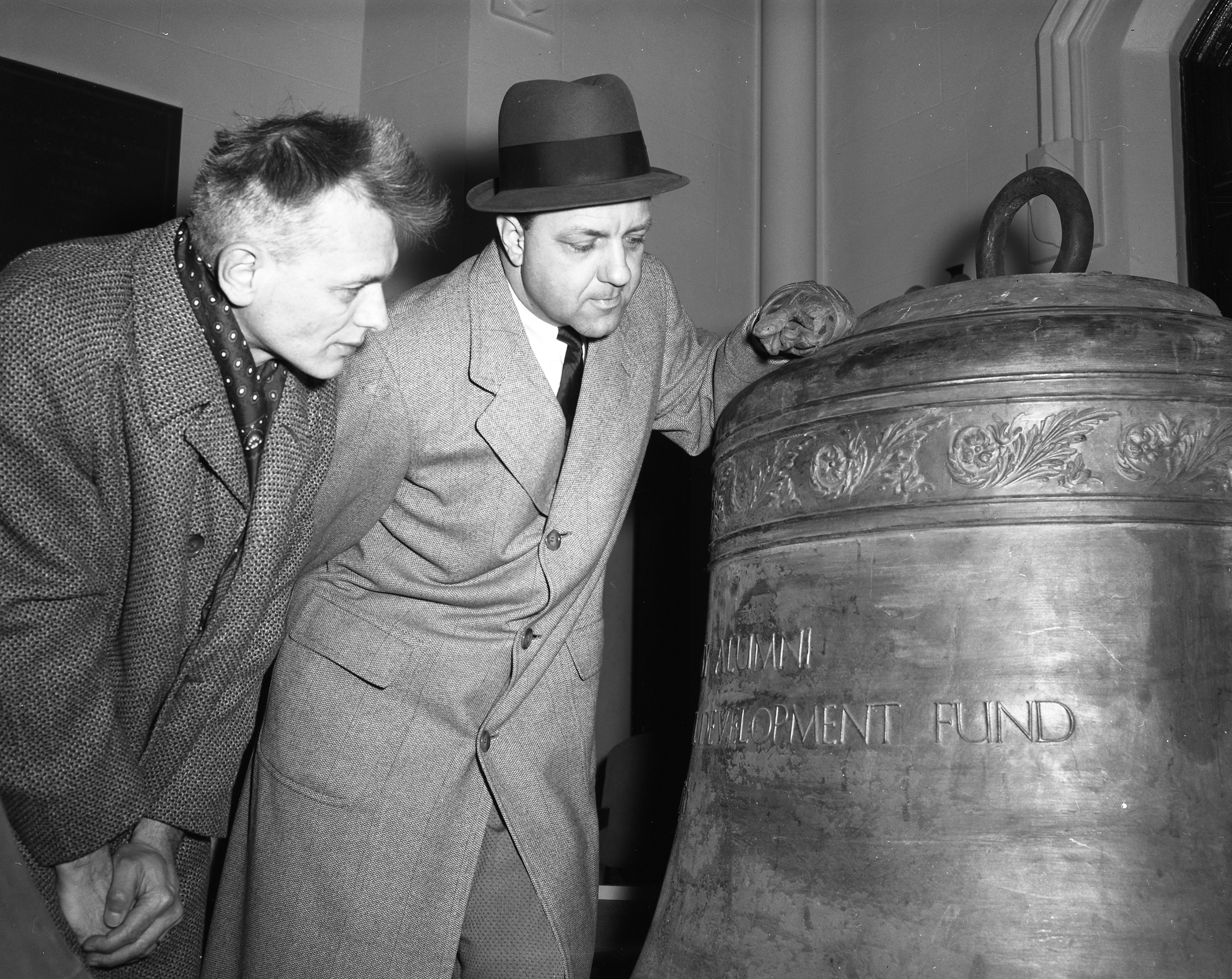 Inspection of a bell; January 6, 1959