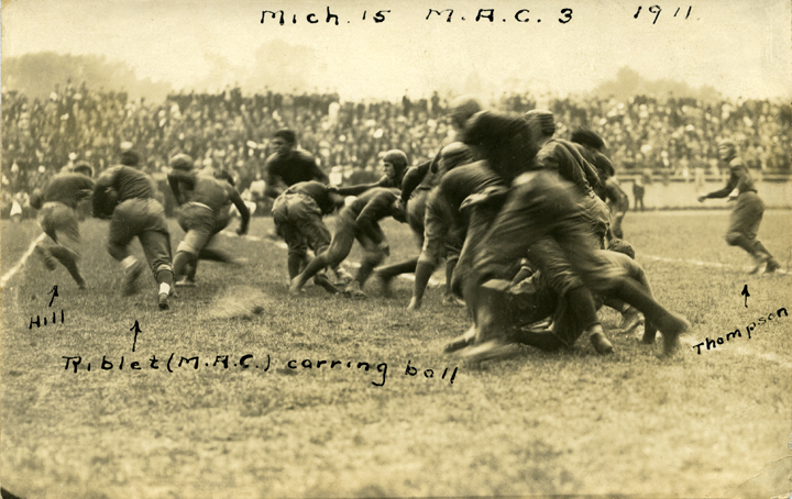 University of Michigan vs. M.A.C. football game, 1911