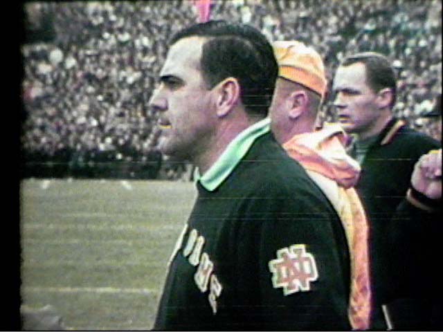 Ara Parseghian at the sideline, 1966