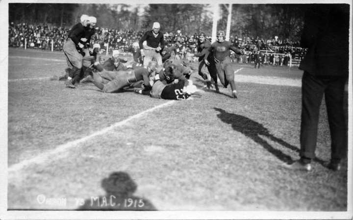 M.A.C. football game, 1915