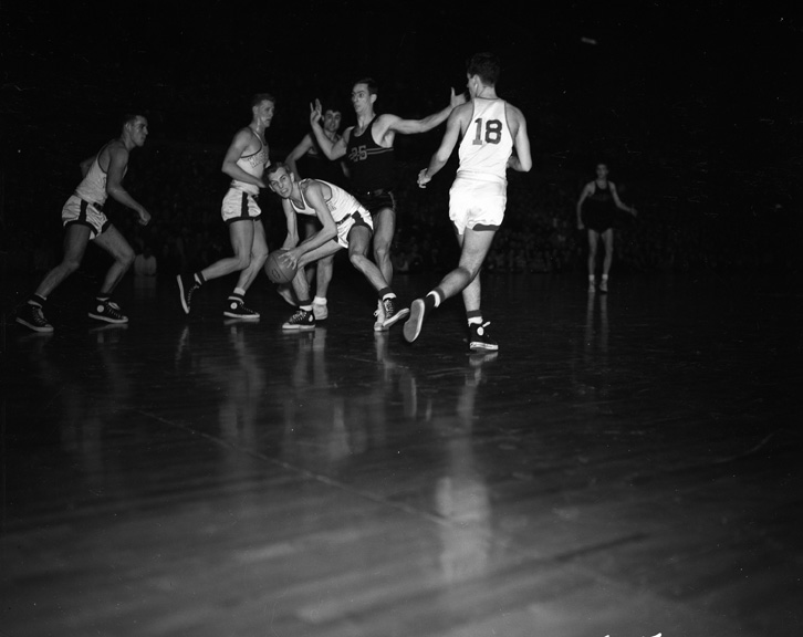 Michigan State vs Princeton Basketball Game, December 1950