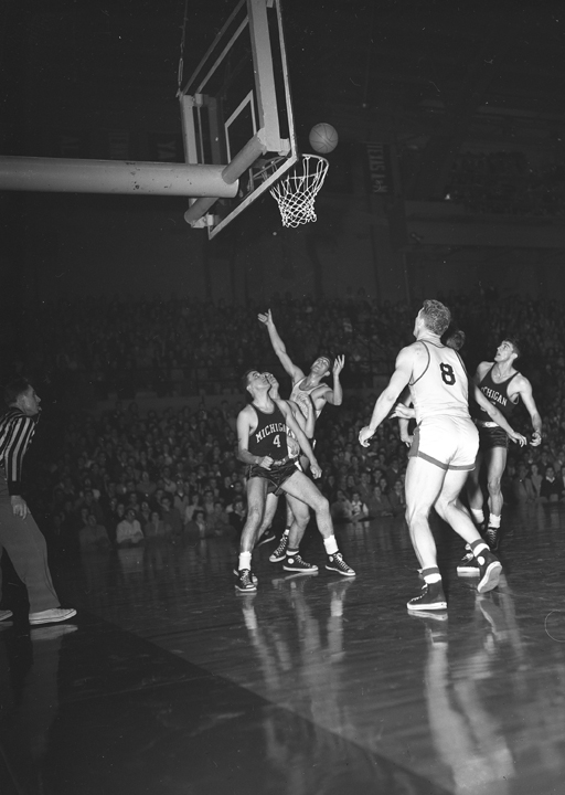 MSC vs. Michigan Basketball Game, March 4, 1952