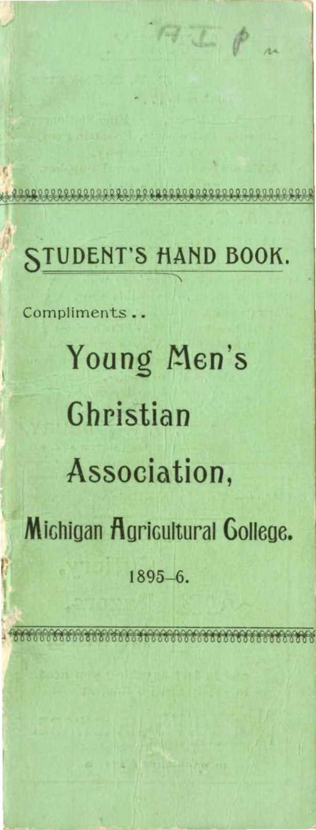 Student Handbook, 1895-1896