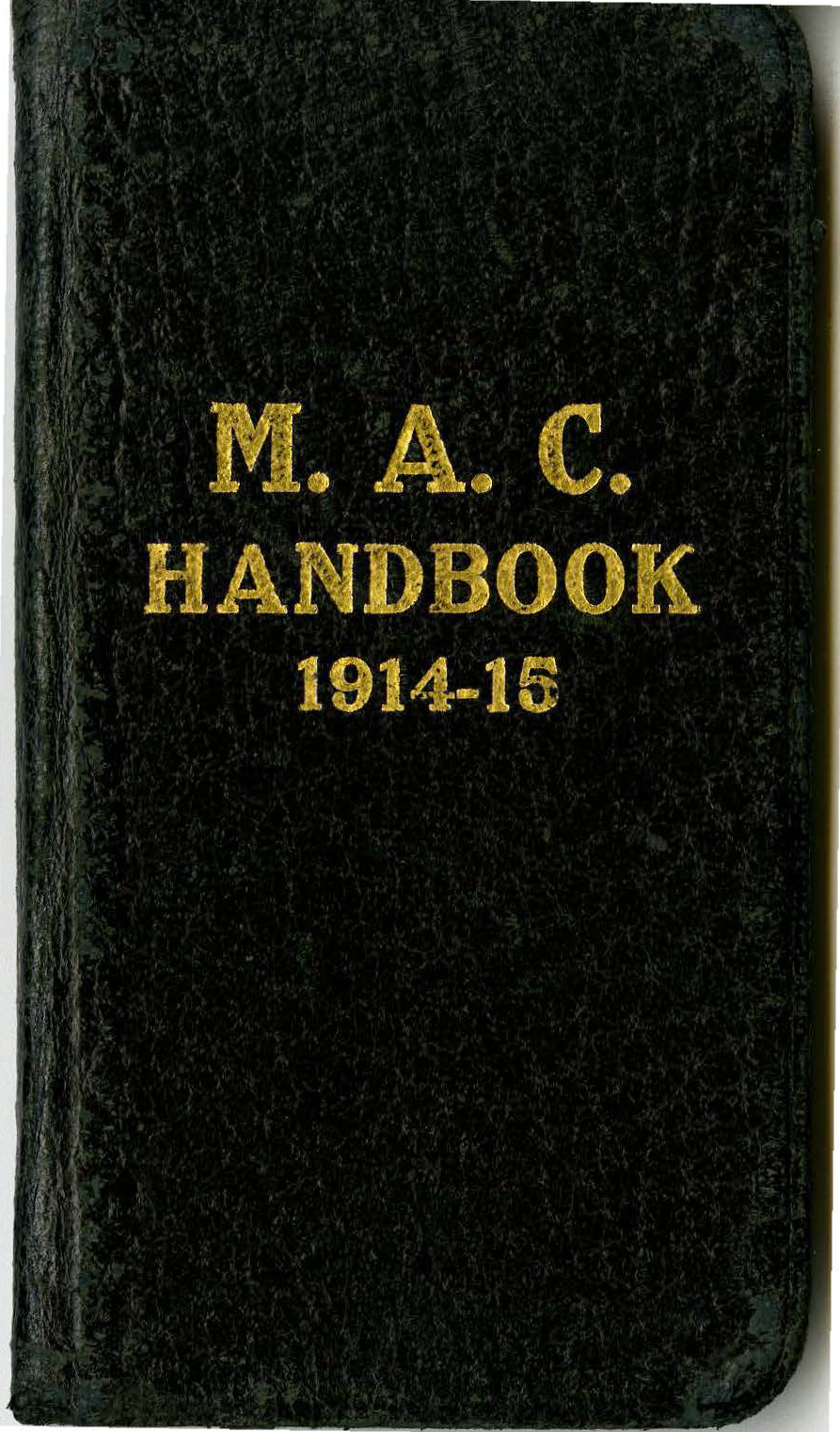 Student Handbook, 1914-1915