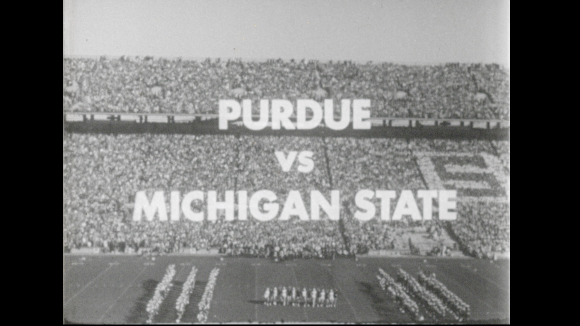 MSU Football vs. Purdue and Notre Dame, 1957 (highlights)