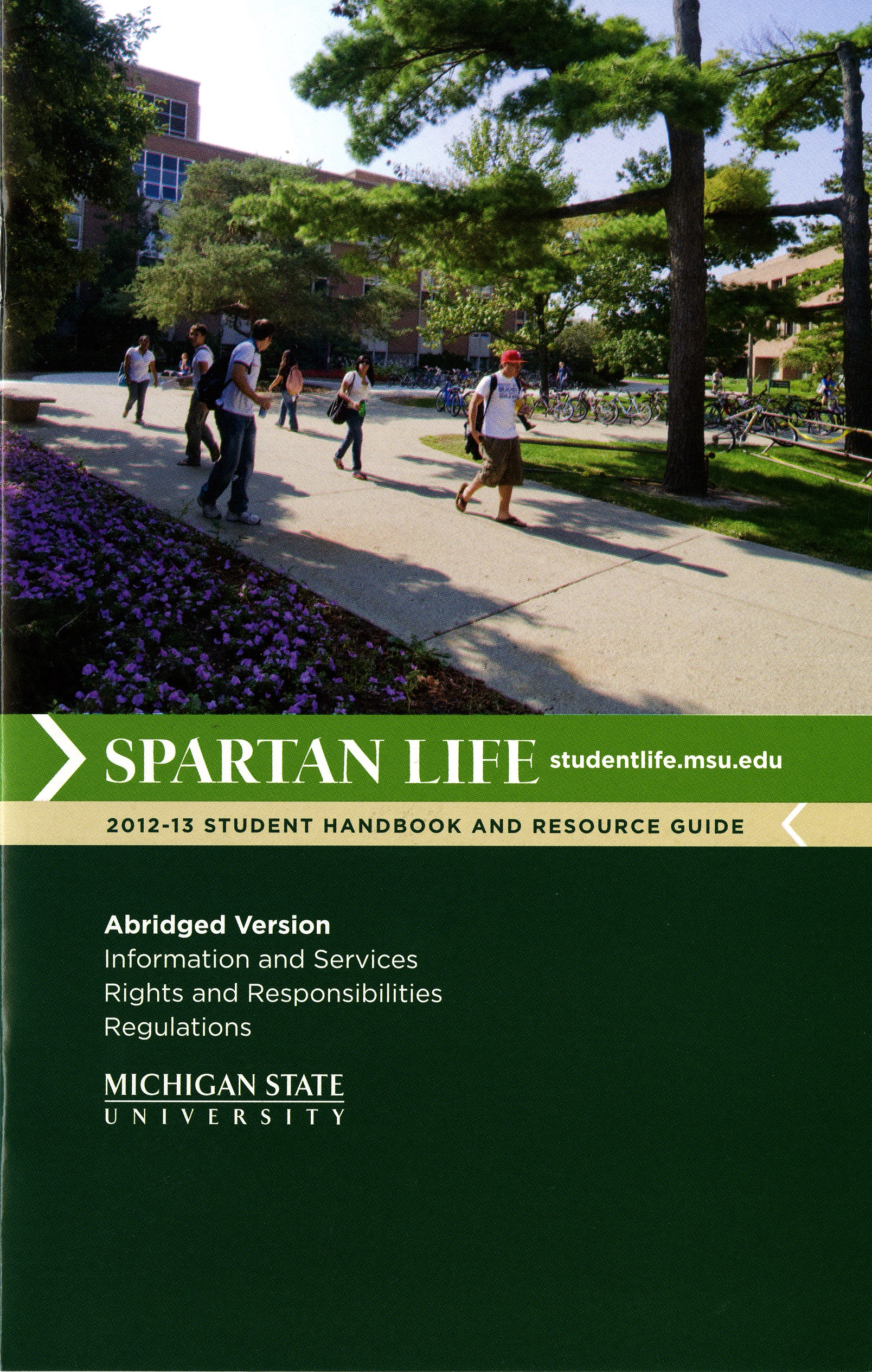 Student Handbook (Abridged), 2012-2013