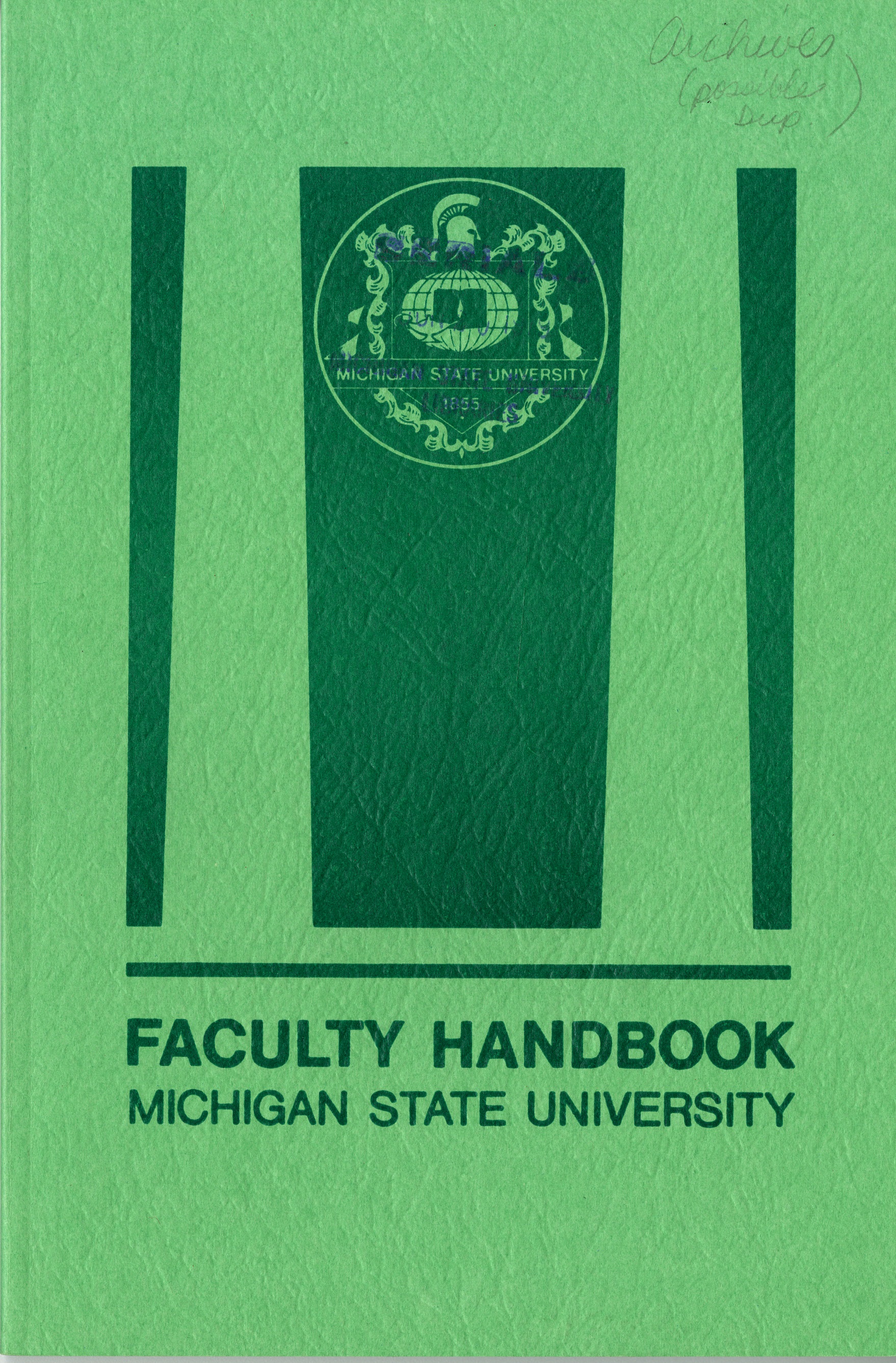 Faculty Handbook, 1978