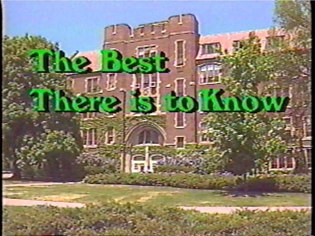 The Best There is to Know: The College of Human Ecology, circa 1990s
