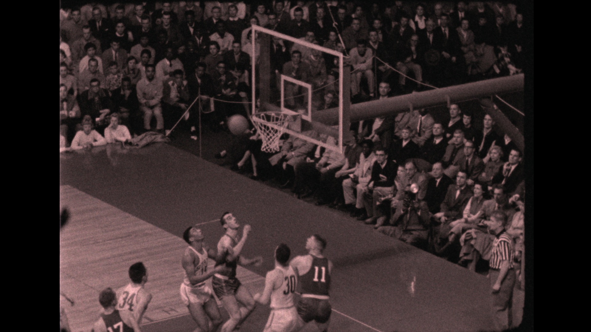 MSU Basketball vs. Ohio State, 1956 [highlights]