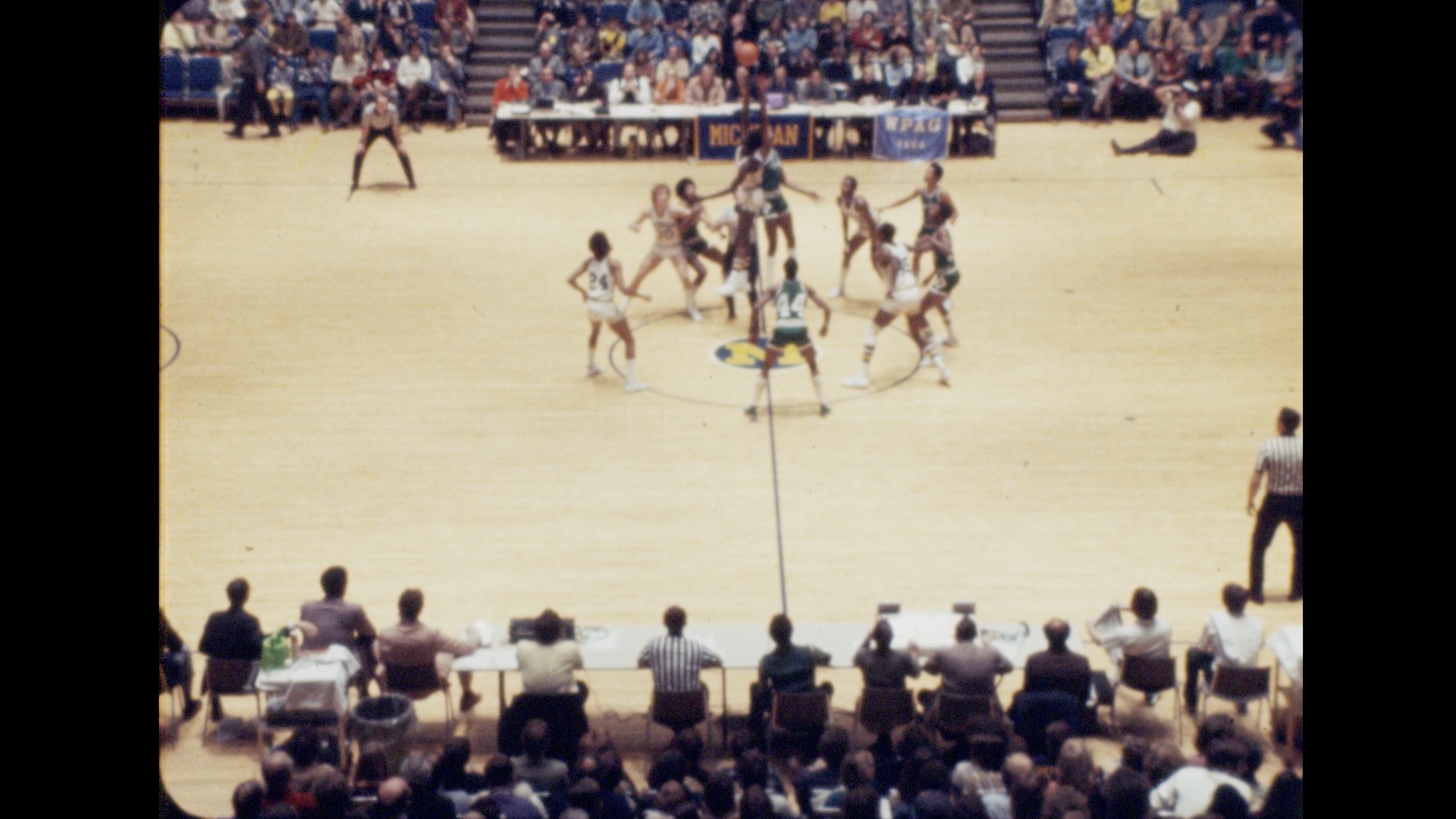 MSU Basketball vs. Michigan (away), 1976