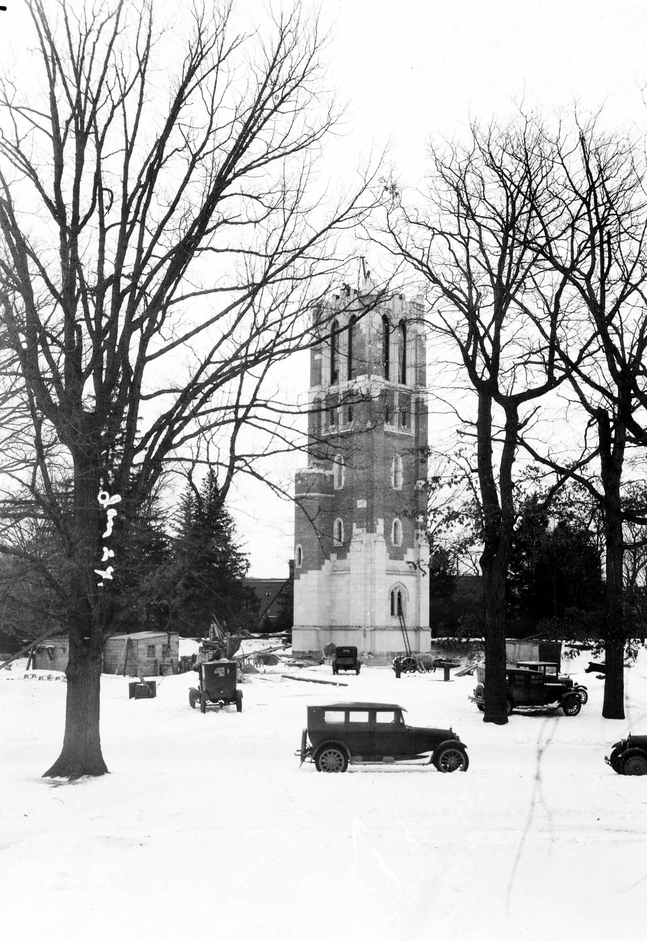 Construction at Beaumont Tower, 1928