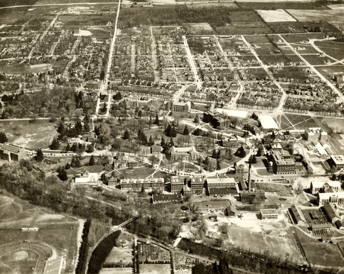 West Circle as Seen from the Air, circa 1920s