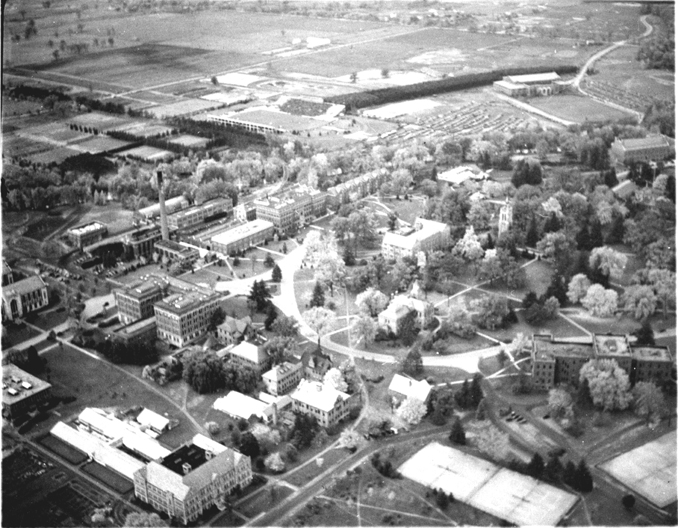 Aerial View of Campus, circa 1920