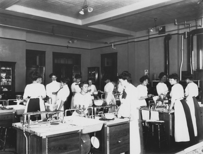Women Attend a Cooking Lab
