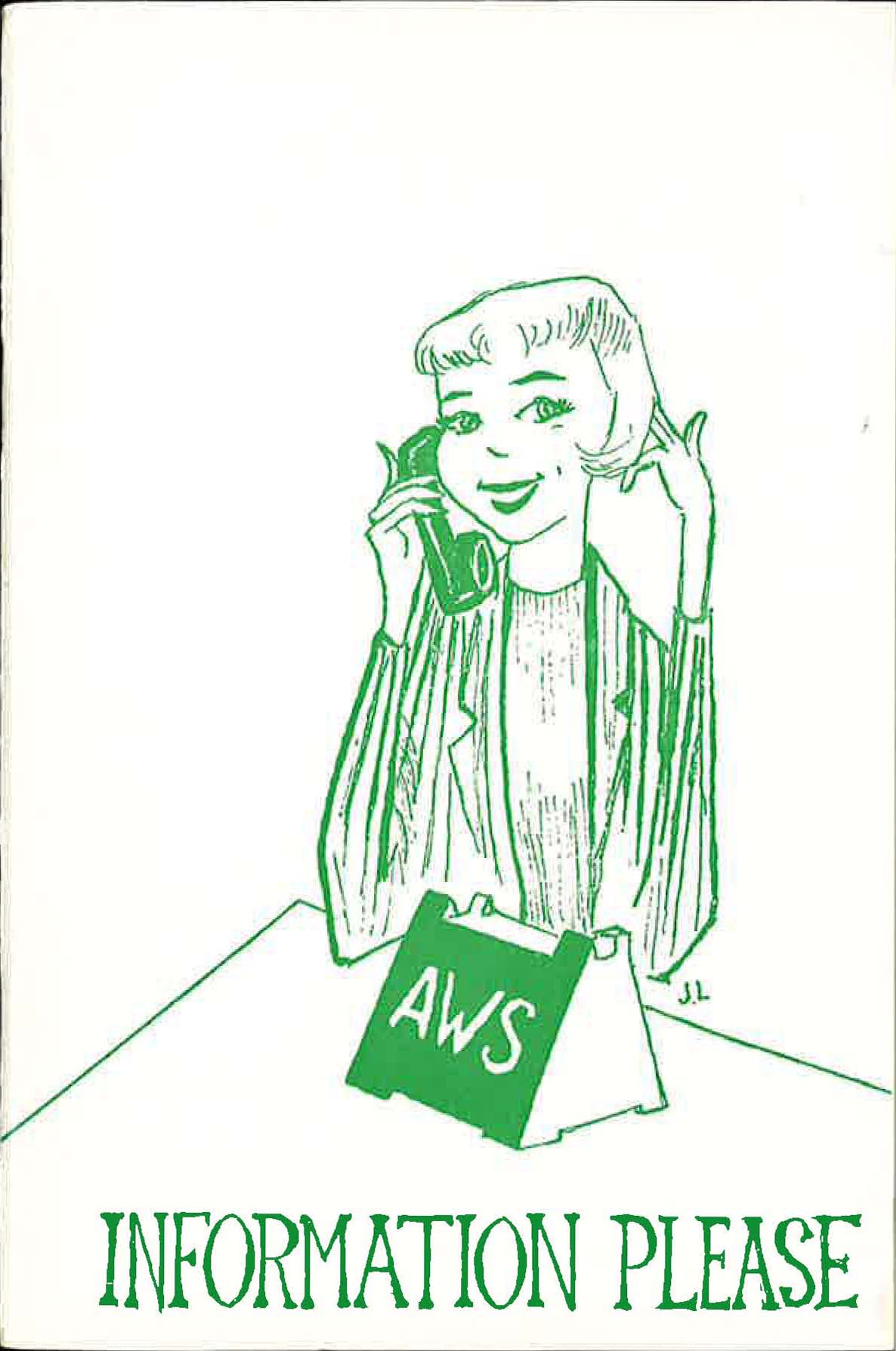Associated Women Students Handbook, 1957-1958