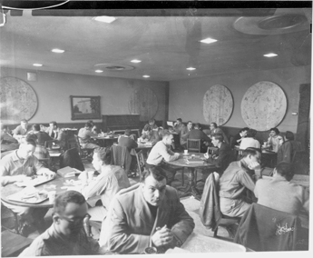 Students in the Union cafeteria, date unknown