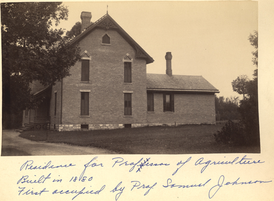 Residence of the Agriculture profesor, date unknown