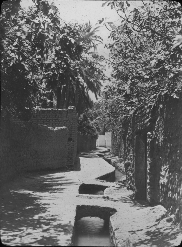 Algerian alleyway and canal, undated