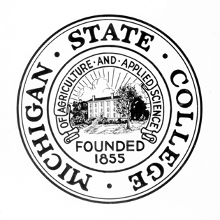 Michigan State College seal, 1949