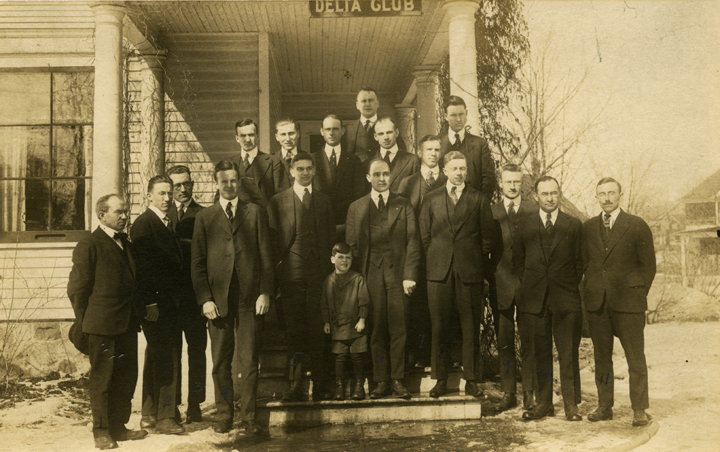 Faculty Members at the Delta Club, 1917