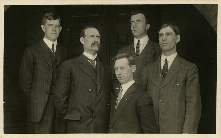 Faculty members of the Horticulture Department, 1910