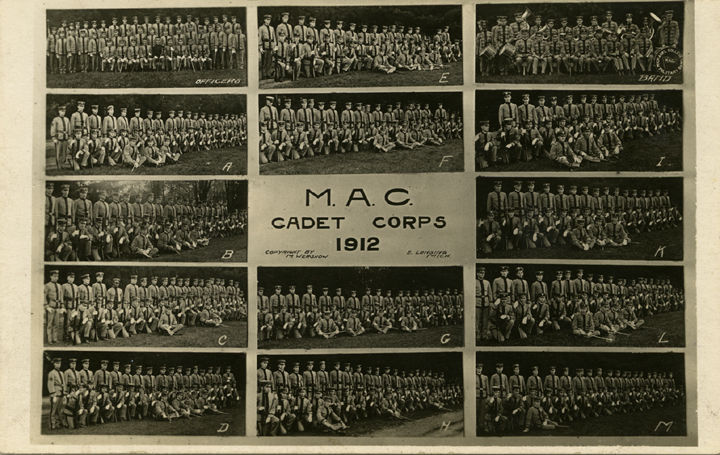 M.A.C. Cadet Corps, 1912