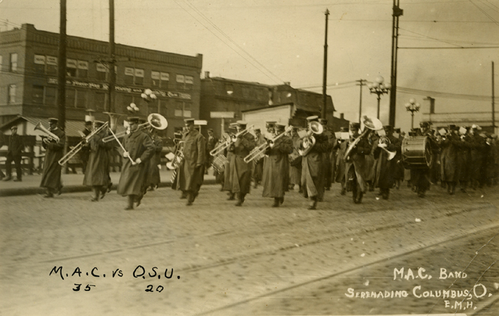 The military band in Ohio, 1912
