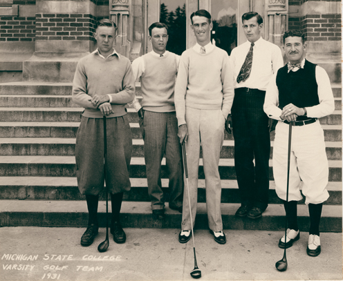 Varsity golf team, 1931
