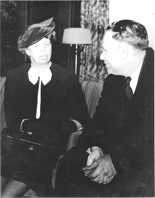 President Hannah with Eleanor Roosevelt, 1940