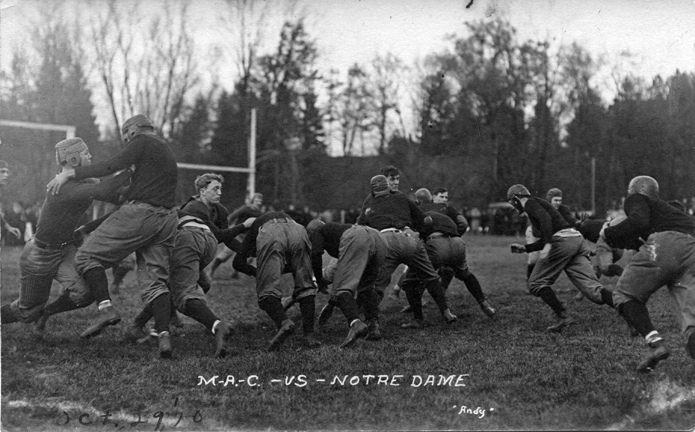 M.A.C. vs. Notre Dame football game, 1910