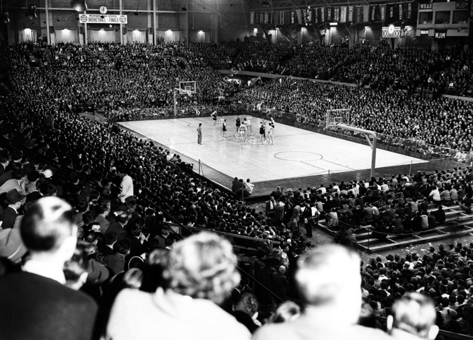 Michigan High School Basketball Finals inside Jenison Fieldhouse, 1950