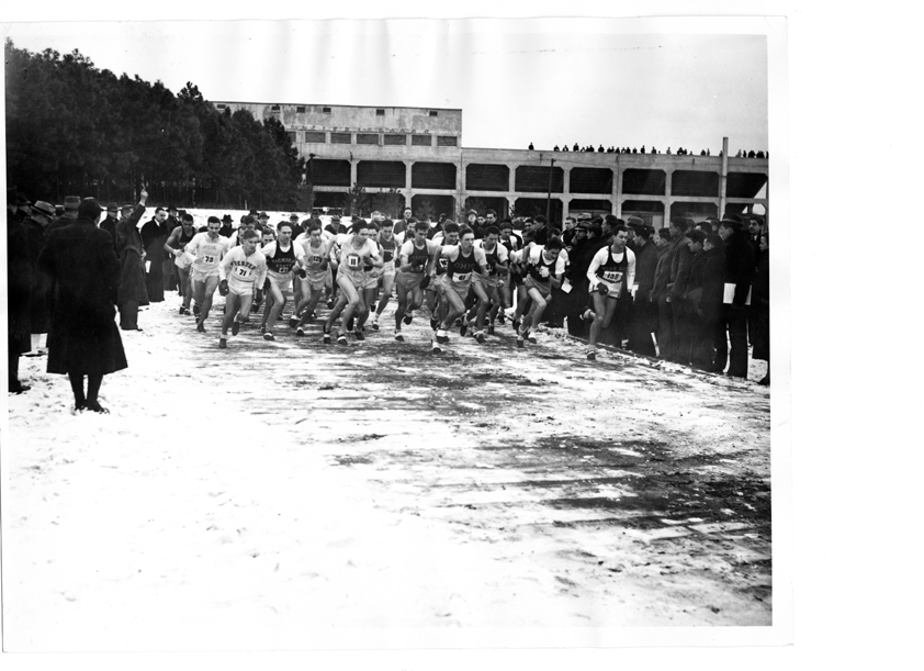 The men's cross country team, date unknown