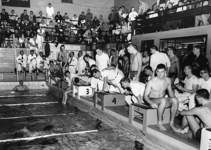 Swim meet, 1958
