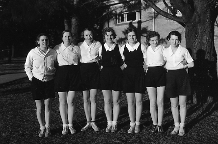 Women's volleyball team, date unknown