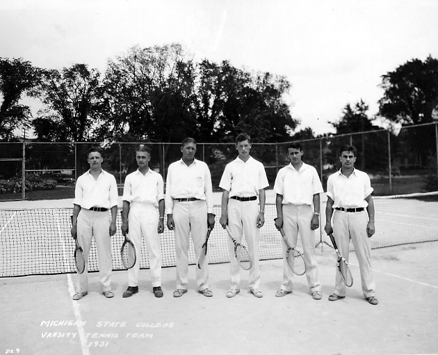 MSC men's tennis team, 1931