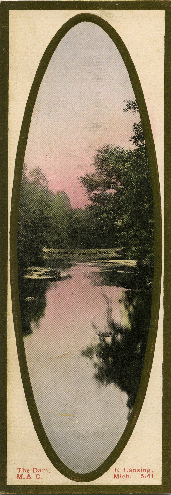 Red Cedar River at Sunset, date unknown