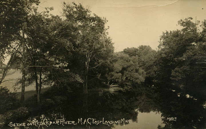 The Red Cedar River, 1913