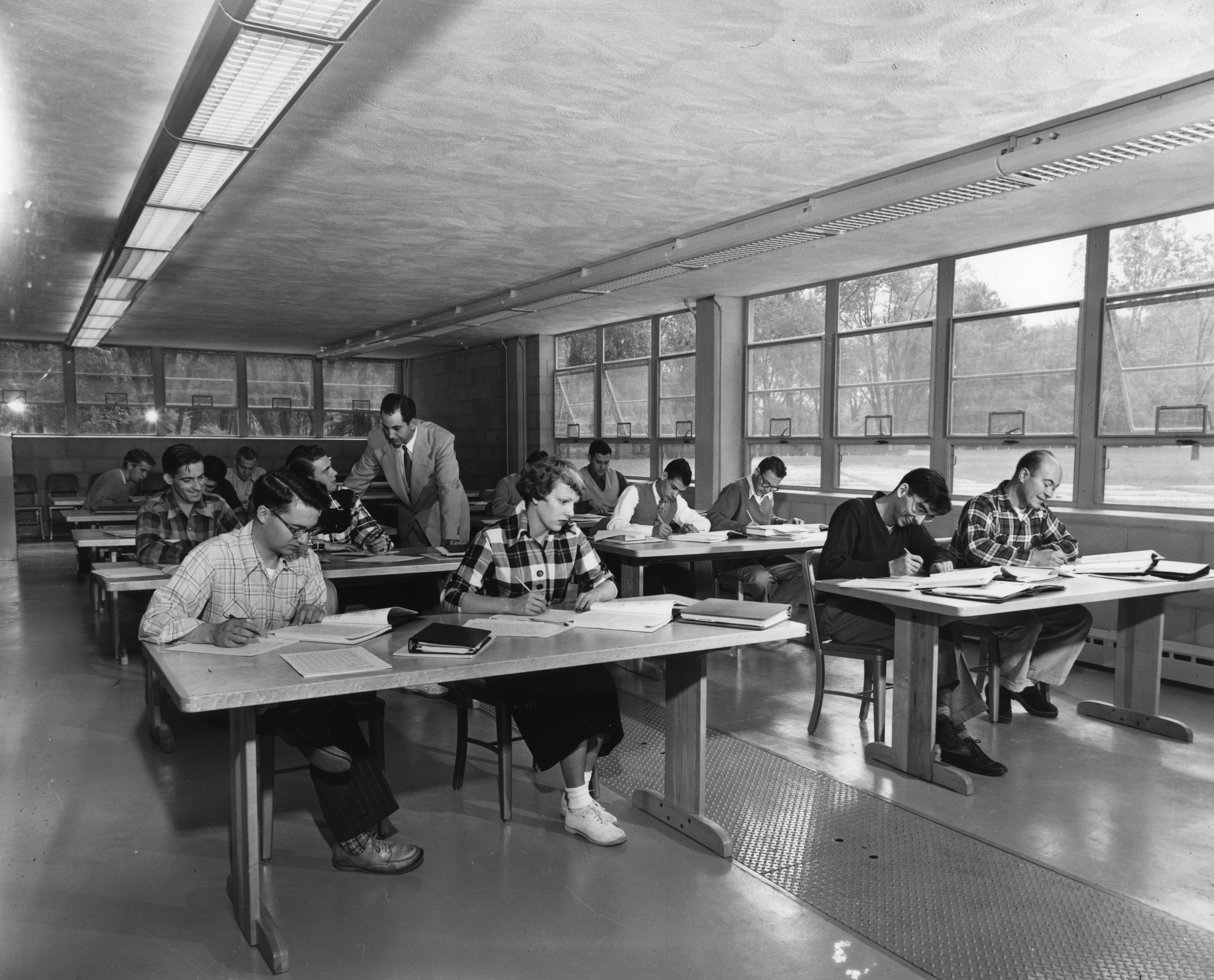 Classroom at the Kellogg Center, 1953