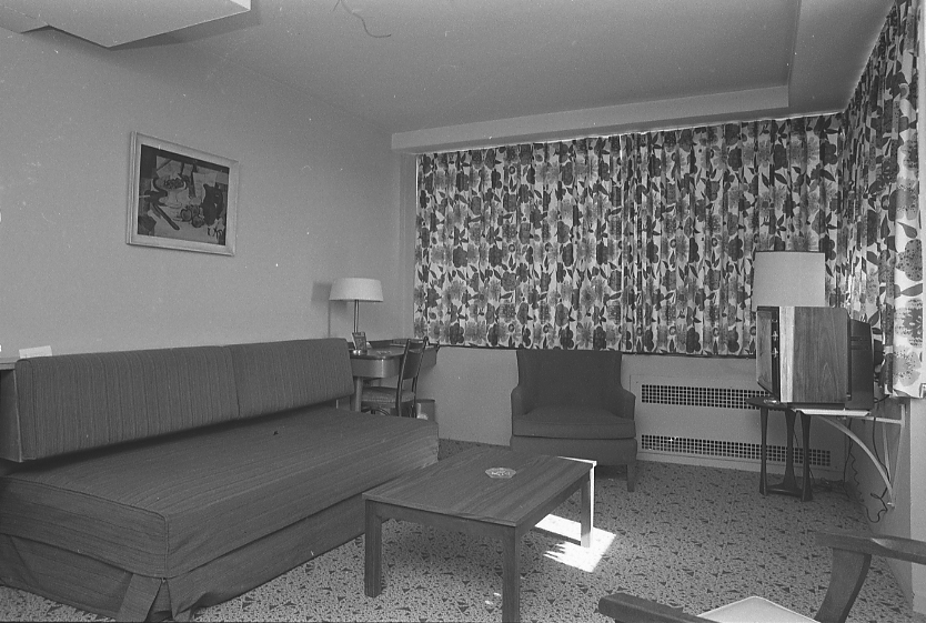 A room at the Kellogg Center, 1974