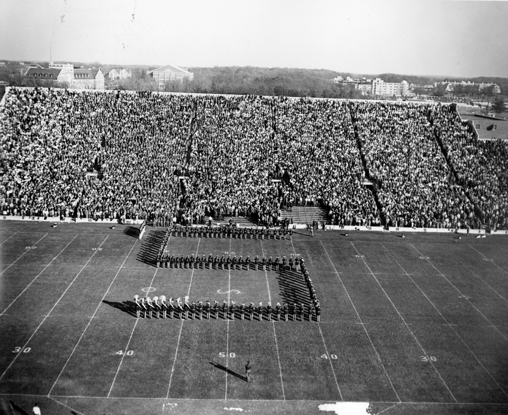Block "S" at Halftime, 1949